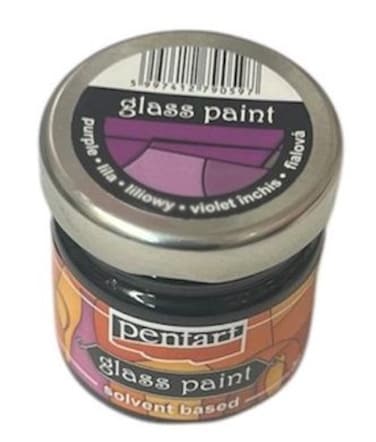 PENTART GLASS PAINT PURPLE  30ML