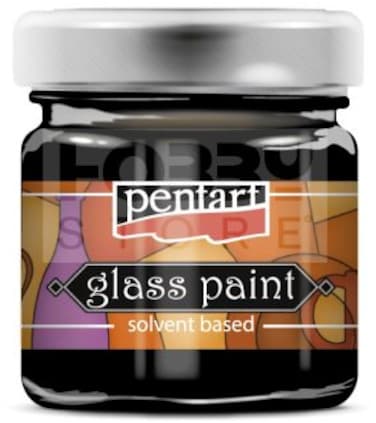 PENTART GLASS PAINT BLACK 30ML