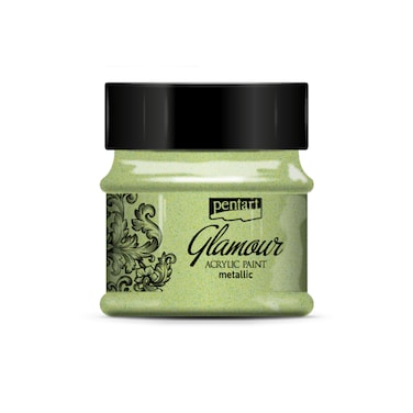 PENTART ACRYLIC PAINT GLAMOUR GREENISH GOLD 50ML