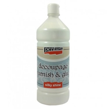 Pentart Decoupage Varnish &amp; Glue, Silky Shine 1000 ml