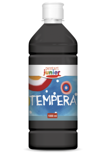 TEMPERA PAINT 1000ML &ndash; BLACK