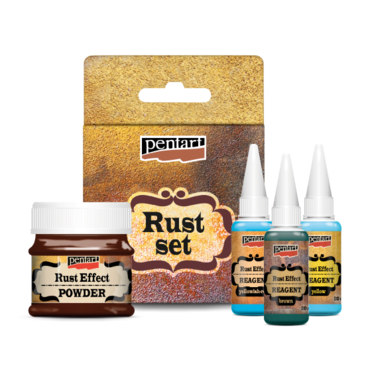 Pentart
Rust Effect Set, 4 pc Natural Rust