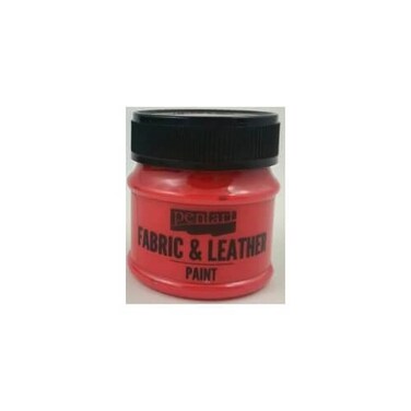 FABRIC AND LEATHER PAINT 50 ML RED