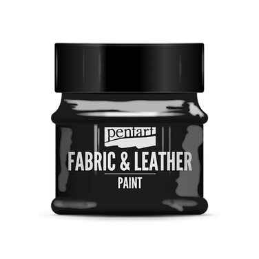 FABRIC AND LEATHER PAINT 50 ML BLACK