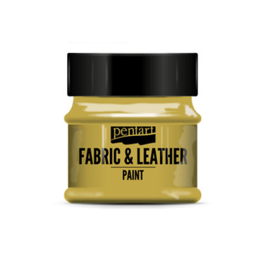 FABRIC AND LEATHER PAINT 50 ML GOLD