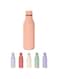 Insulated Sports Water Bottle, 550ML/19oz Double Layer Stainless Steel Vacuum Sports Water Bottle for Cold or Hot Drinks, Leak-Proof Travel Thermal Flask for Gym Camping School (Matt - Peach Pink)