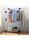 Garment Organizer Silver/Black