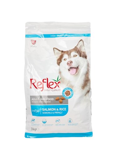 Reflex adult dog food salmon and rice, 3kg