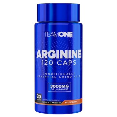 Team One Arginine, 120 Capsules, 3000 mg