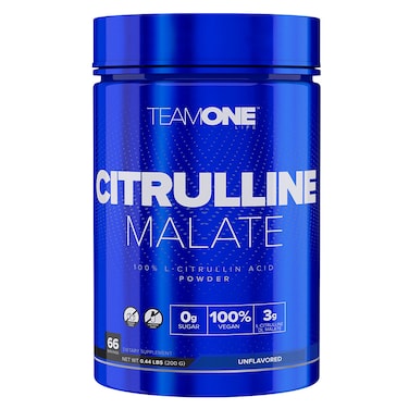 Team One Life Citrulline Malate, Unflavored, 66, Enhances Endurance, Reduces Fatigue
