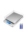 Digital Kitchen Scale High Accuracy Electronic Food Weight, Measures in Grams and oz, for Baking, Cooking, Jewelry. LCD Display, Tare Function, 2 Trays. (3000g/0.01g)