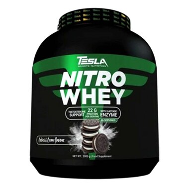 Tesla Sports Nutrition Nitro Whey, Cookies and Cream, 2 KG