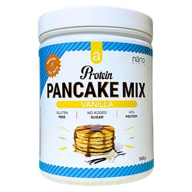 Nano Supps Protein Pancake Mix, Vanilla, 500 Gm