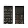 48-grid Jewelry Storage Hanging Bag Mon-woven Double-sided Jewelry Organizer Bag(Black)