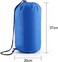 Outdoor Sleeping Bag &ndash; Blue, 180x30cm &ndash; Warm &amp; Moisture-Resistant Sleeping Bag for Cold Weather Camping, Hiking, Backpacking &ndash; Lightweight, Portable &amp; Compact for Adults &amp; Kids