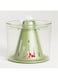 LOYAL RAIN Cat Water Fountain 2.5L/84oz with Volcano Shaped Design, 35dB Ultra-Quiet Pet Water Dispenser for Medium Dogs and All Cats (Blur Green)