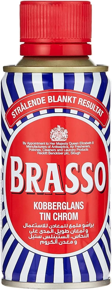 RACO Brasso Metal Polish Multi-Purpose Brass, Copper, Stainless Steel Cleaner Liquid 200 ml