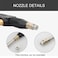 High Temperature High Pressure Large Hole Nozzle Water Gun for Steam Car Washer, Spray Nozzle Cylindrical: 2.0