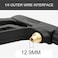 High Temperature High Pressure Large Hole Nozzle Water Gun for Steam Car Washer, Spray Nozzle Cylindrical: 2.0