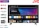 JVC 55-Inch Edgeless 4K UHD Smart TV - 2024 New Model With Voice Air Mouse, Bluetooth And Dolby Audio LT-55N775V
