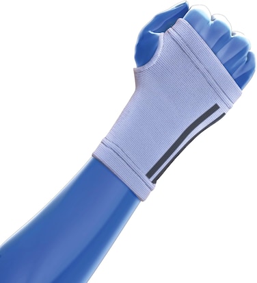 دعامة يد مطاطية من كيدلي (مقاس M)، قابلة للتمدد في 4 اتجاهات، مصنوعة من نسيج عالي الجودة جيد التهوية، يناسب اليسار واليمين، عبوة من قطعة واحدة