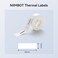 NIIMBOT Thermal Label Maker Paper 12&times;40mm Stickers Waterproof Tear-Resistant Self-Adhesive Replacement for D11/D110 Label Printer Office&amp;Home 155 Labels/Roll (White)