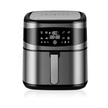 Large Capacity Air Fryer, 15L Capacity, 3500W Power, Stainless Steel, Non-stick Large Frying Pot.
