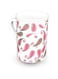 L.T.R Ceramic Mug Printed White and Red  Coffee Mug with Handle  Perfect for Cappuccino,Tea,Latte,Espresso,Hot Beverage