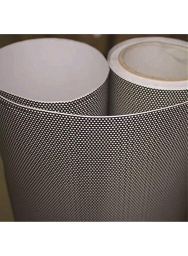 bpa 0.5x4.5m Double Black Perforated One Way Vision Print Media Vinyl Window Decal Film Car Window Film