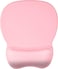 EooCoo Mouse Pad with Wrist Support,Ergonomic Mousepad with Memory Foam Wrist Rest,Mouse Mat Non-Slip Rubber Base,Wear Resistant Matt Desk Accessories for PC Laptop,Gaming,Home,Office-Cute Pink