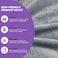 Pregnancy pillow U shaped Maternity Body long pillows for sleeping to pregnant women with washable velvet cover (Dark Grey, 55")