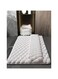 Shower, Tub, Bath Mat, Bathroom Rug, Non-slip, Absorbent, Soft Mat for bathroom, Yungan velvet, memory cotton, clean instep, 80 * 50cm,White.