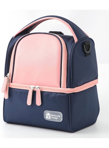 Baby COOLBABY Lunch Bag , Insulated Lunch Bag with Adjustable Shoulder Strap(Pink)
