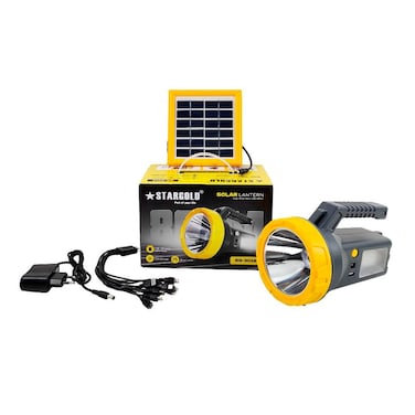 STARGOLD Solar Lantern 1.7W/ 6V Solar Panel 2400 mAh Li-ion Battery 10 In 1 USB Cable