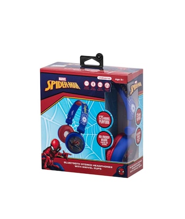 Marvel Spider-Man Bluetooth Headphones with Swivel Cups (MV-9966-SM2)
