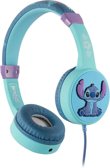 Volkano Disney Stitch 3D Aux Headphone Adjustable Band Padded Earcups For Kids