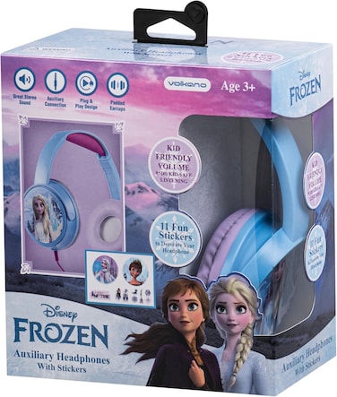 Disney Frozen 2 Auxiliary Headphones with Stickers (DY-6513-FR2)