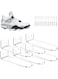 RahTune Shoe Shelves, Floating Sneaker Display, Acrylic Wall Shoe Rack, Show Shelf, Shoe Organizer Holder Wall Mount for Sneaker Collection, Shoe Box