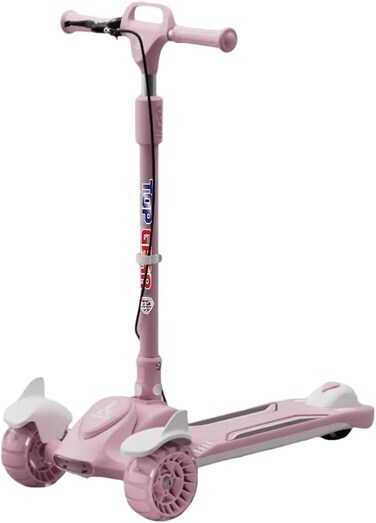 Top Gear Kids Kick Scooter TG 699 &ndash; Lightweight Foldable Design with 5-Step Adjustable Height for Ages 3+ - Pink