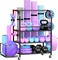 Yoga Mat Kettlebell &amp; Dumbbell Home Gym Storage Rack.