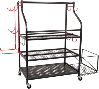 Yoga Mat Kettlebell &amp; Dumbbell Home Gym Storage Rack.