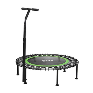 40" Foldable Rebounder Fitness Trampoline with Safety Bar