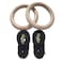 Wooden Gymnastics Rings for Core Workout and Full Body Training
