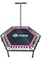 48" Hexagon Rebounder Fitness Trampoline with Handle Bar