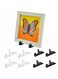 nalaina 8 Pcs Acrylic Easel Stands, Acrylic Display Stands Clear Mini Display Easel Holder for Display Pictures, Photo and and Artworks