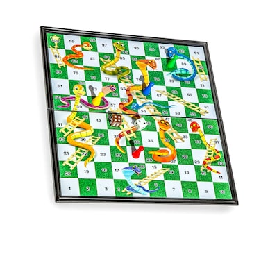 Snake and Ladder Game Set Classic Board Game for Family Fun and Entertainment Perfect for Kids and Adults Engaging and Educational Game for All Ages