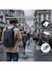 Mobcos Back Pack Blue 8966 Premium Waterproof Anti-Theft Laptop Backpack with USB Charging Port &ndash; Oxford Business Travel Backpack for Men &amp; Women, Slim Lightweight Work &amp; College Bag
