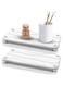 MAHAVEN- Bathroom dry sink Tray   Vanity Tray   Instant Dry Diatomite Sink Organizer   sink candy   Sponge Holder for Kitchen &amp; Bathroom  Kitchen Countertop Fast Drying (White)