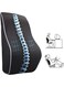 Support Pillow Breathable Mesh Back Cushion Cotton Black 42cm