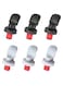 6Pcs Vacuum Wine Bottle Stopper, Reusable Bottle Sealer Plastic Bottle Stopper Wine Corks for Wine Champagne Beer to Keeps Wine Fresh